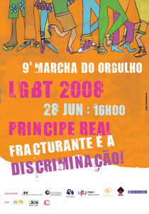 Cartaz Marcha LGBT 2008